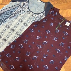Set of 2, Cabi XS tunics